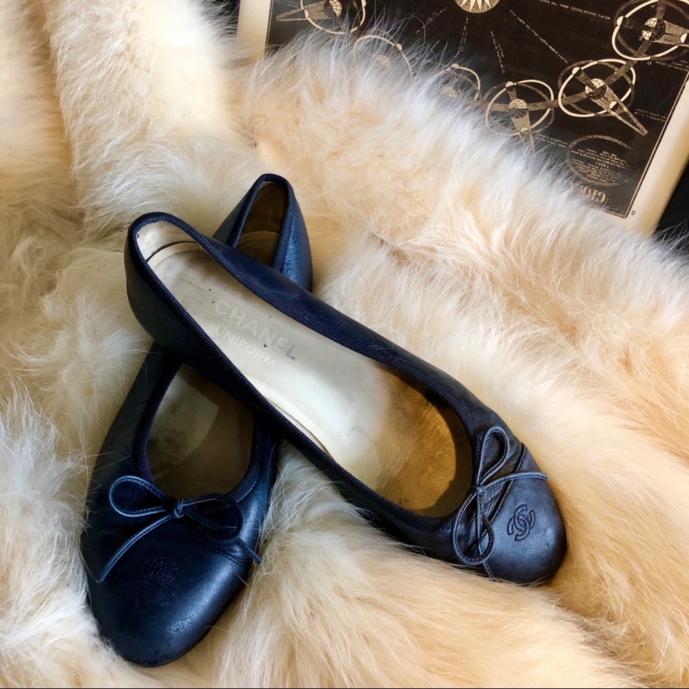 Authentic Chanel ballet flats